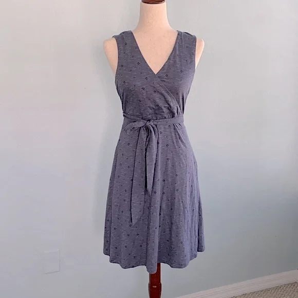 Toad&CO Cue Wrap Cafe Dress in Patterned Fern - Picture 3 of 10